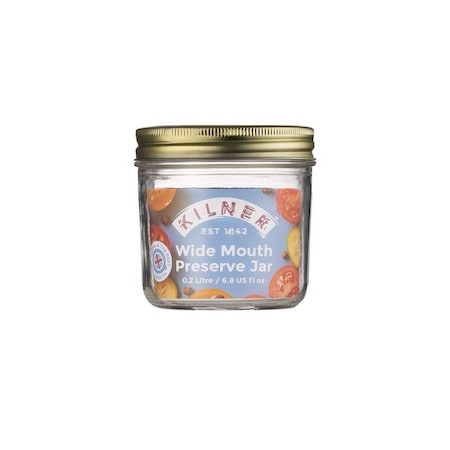 Kilner Kilner Wide Mouth Preserve Jar 6.8 oz 1 pk 0025.066
